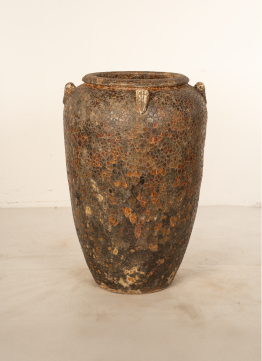 Vaso de cerâmica rústico